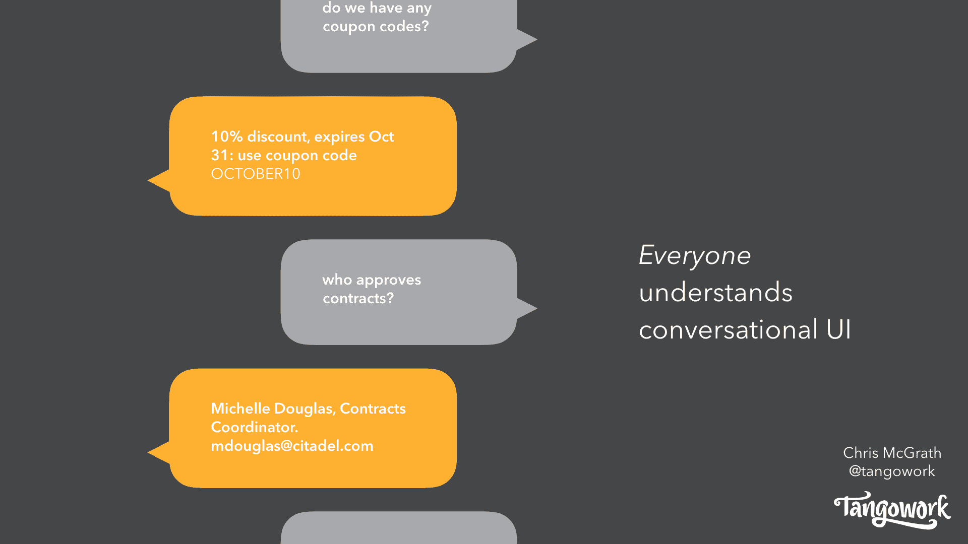 Speech bubbles