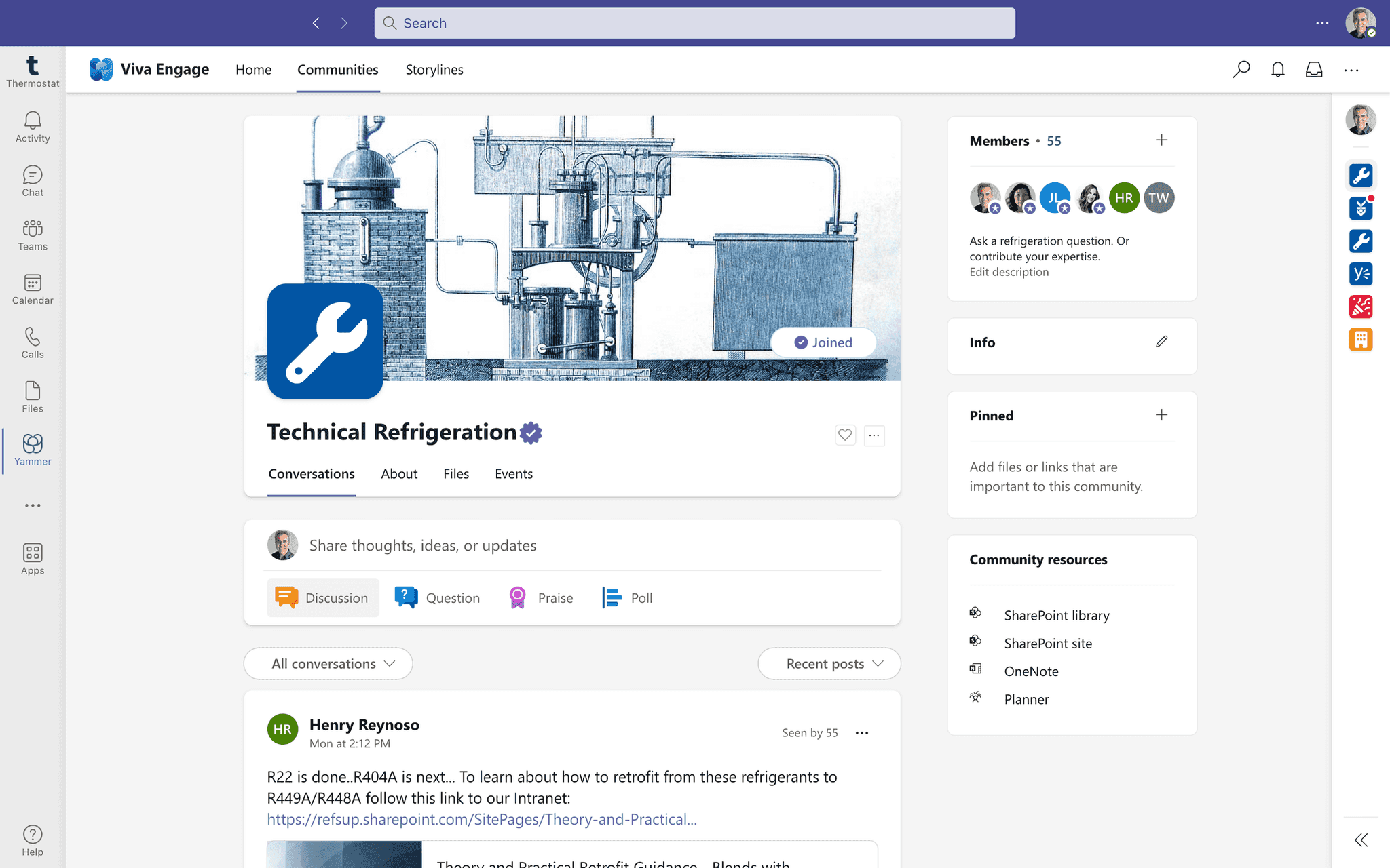 RSL Microsoft yammer