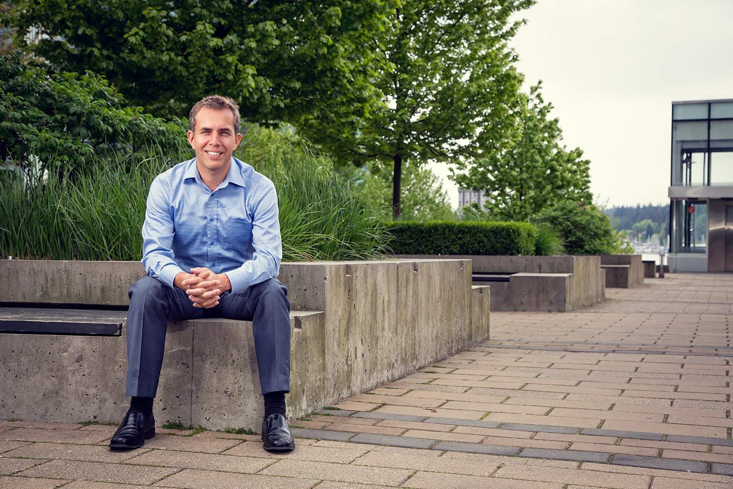Chris McGrath sitting in vancouver