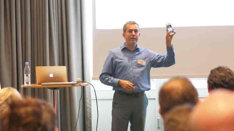 Chris McGrath presenting at instrateam